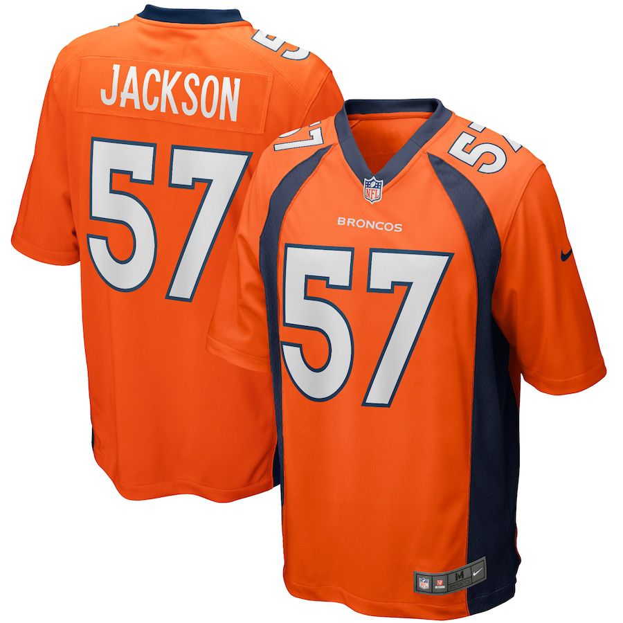 Men Denver Broncos #57 Tom Jackson Nike Orange Game Retired Player NFL Jersey->denver broncos->NFL Jersey